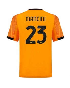 Billige Fotballdrakt AS Roma Gianluca Mancini #23 Replika Bortedrakt 2025-26 Kortermet Billige Fotballdrakt AS Roma Gianluca Mancini #23 Replika Bortedrakt 2025-26 Kortermet